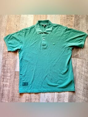 Men’s Lacoste Paris green large 100% cotton Polo shirt